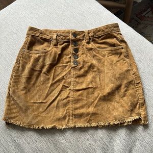Corduroy skirt